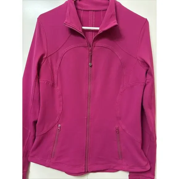 Lululemon - Define, Full Zip, Pink Jacket, Size 12 - Picture 6 of 8